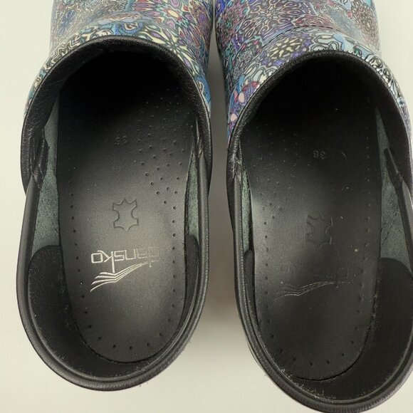 Dansko Womens 36 Floral Mandala Nursing Clog Shoes - Picture 6 of 7